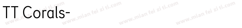TT Corals字体转换
